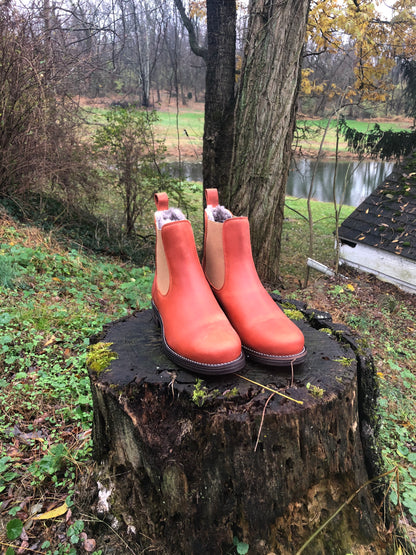 Kingsley Amsterdam Short Boot (Gaucho Terracotta/Sheepskin Lined)
