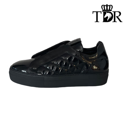 Kingsley Cross Sneaker Patent Black (37)