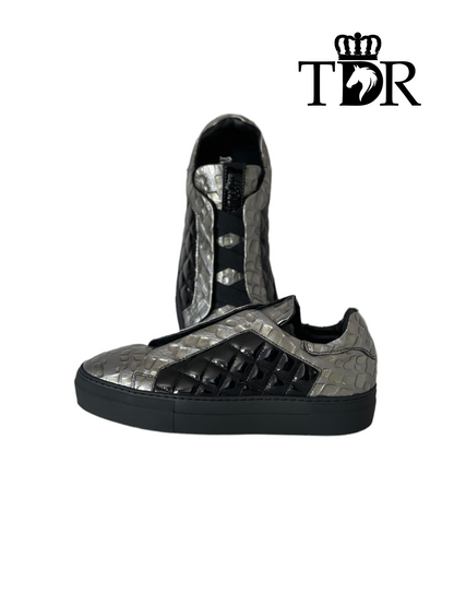 Kingsley Cross Sneaker Grey and Black (38)